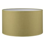 Home Sweet Home Moderne Abat-jour Canvas | cylindre |40/40/22cm | Vert | Abat-jour en tissu de coton | pour douille de lampe E27 | testé RoHS | pour lampadaire, lampe de table