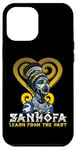 iPhone 12 Pro Max Learn From The Past African Symbol Adinkra Sankofa History Case