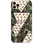 Coque Iphone 13 PRO MAX camouflage palmier transparente