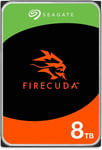 FireCuda, 8 To, Disque dur interne - CMR 3,5 pouces SATA 6 Gbits/s 7 200 tr/min, 256 Mo de mémoire cache, 300 To/an, 3 ans Rescue Services (ST8000DXZ01)