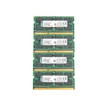 Kits Kingston 4pcs 4GB 2RX8 PC3-10600S DDR3 1333Mhz Laptop Memory RAM SODIMM CL9