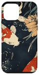 Coque pour iPhone 12 mini Beauté Koi Fish Pond Japan Zen Garden Vintage Art Lovers