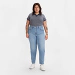 Levi's Womenss Levis Plus 80's Mom Jeans in Denim - Blue Cotton - Size 16 Regular