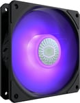 SickleFlow 120 RGB - Ventilateur de Boîtier PC & Refroidissement 120 mm, Compatible Carte Mère RGB, Pales Translucides, 62 CFM, 2,5 mmH2O, 8 à 27 dBA - RGB