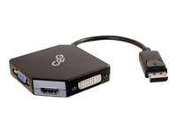 C2g Displayport Till Hdmi, Vga, Dvi Adapter Converter - M/F - Videotransformator - Dvi, Hdmi, Vga - Dvi, Hdmi, Vga - Sortering