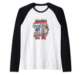 Teenage Mutant Ninja Turtles 4 Rockers Turtle Power! Poster Manche Raglan