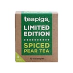 Tea Pigs Limited Edition Spiced Pear Tea Made with Whole Leaves 1 Pack of 10