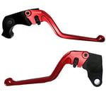 ACCOSSATO Paire de leviers rouges pour Kawasaki Z750 R de 2011 à 2012 (CC 750)