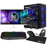 AWD-IT Rivalry Series Ryzen 5700X RTX 4060 8GB 27" 1080p Monitor Desktop PC Gaming Package