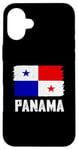 Coque pour iPhone 16 Plus T-shirt Panama pour homme et femme Drapeau panaméen Panama