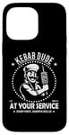 Coque pour iPhone 14 Pro Max Couteau à aiguiser Kebab Dude - Sharp Skills - Design amusant