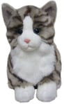 FAITHFUL FRIENDS GREY TABBY CAT FTC03 12" SOFT CUDDLY PLUSH KITTEN TOY TEDDY