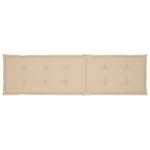 Terassituolin tyyny, (75+105)x50x4 cm, beige