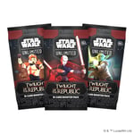 FFG - Asmodee - Star Wars Unlimited : Twilight of The Republic - Booster de 16 Cartes - Jeu de Cartes à Collectionner - pour Adultes et Enfants, dès 12 Ans, 2 Joueurs - Version Anglaise