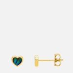 Estella Bartlett Abalone Heart Gold-Tone Single Stud Earring