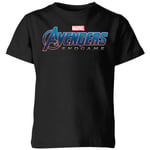 T-shirt Avengers Endgame Logo - Enfant - Noir - 5-6 ans