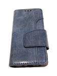 iPHONE 12 5.4 WALLET / FLIP CASE BLUE PHONE CASE WITH CARD SLOTS NEW iPHONE FLIP