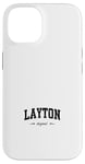 Coque pour iPhone 14 Layton Design College Utah