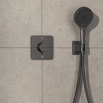 Hansgrohe ShowerSelect Comfort Q dusjbatteri, sort krom