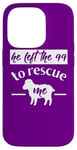 iPhone 14 Pro Christian Quote Left 99 Rescue Me Sheep Shepherd Bible Story Case