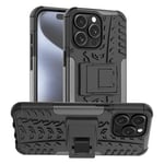 Apple iPhone 15 Pro Max Heavy Duty Case Black