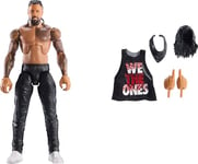 WWE Élite Jimmy USO Figurine articulée de 15 cm à Collectionner avec Accessoires, Series 114, 25 Points d’Articulation et Mains interchangeables, JCH94