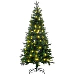 Naturtrogen 180 cm Julgran med LED-ljus