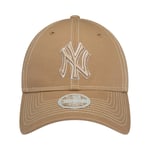 Casquette FEMME New Era 9Twenty® coton camel