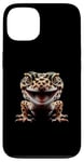 Coque pour iPhone 13 Chemise gothique pour reptile - Motif léopard