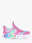 Skechers Kids' Slip-Ins Infinite Heart Light Up Trainers