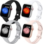 Pack Slim Ranneke Yhteensopiva Apple Watch Ranneke 42mm 44mm Naisten Miehille