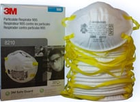 3M 8210 Andningsskydd FFP2 - Högeffektiv Partikelfiltrering 20-pack