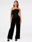 Forever New Sanni Bow Front Bustier Top, Black