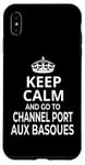 Coque pour iPhone XS Max Souvenirs « Keep Calm And Go To Channel Port Aux Basques »