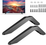 Pieds de rechange pour TV avec vis, pieds universels pour écran TV de 101,6 cm, 109,2 cm