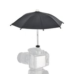 Housse de pluie pour appareil photo, parapluie pour griffe porte-accessoire pour appareil photo, pare-soleil pour appareil photo, accessoire étanche pour appareil photo, protège l'appareil photo de la pluie