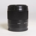 Sony Used E 50mm f/1.8 OSS Prime Lens Black