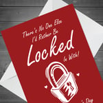 Funny Rude Valentines Day Card For Him Lockdown Card For Boyfriend Girlfriend