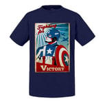 T-Shirt Enfant Captain America Vintage Super Heros