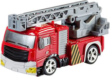 Revell Control 23558 Mini Remote Control Car Fire Truck, With 40 MHz Control, In a Can Container, Includes Traffic Cones, 8cm in length