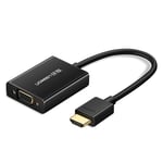 Ugreen Adapter Kabel HDMI hann til VGA hunn - Svart