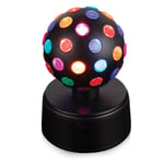 Disco Ball LED Party Light With Bluetooth Speaker Rechargeable Black Micro USB