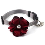 Geranium blomma katt hund krage fluga - Nylon hund halsband