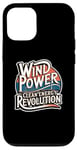 Coque pour iPhone 12/12 Pro Design durable Wind Power Clean Energy Revolution