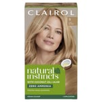 Clairol Natural Instincts Semi-Permanent No Ammonia Hair Dye 9 Light Blonde