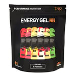 Torq Energy Gel Sample Pack of 6 - Ultimate On The Go Quick Release Energy - 30g of Carbohydrates - Running/Cycling/Sports Gels - Taster Pack - Natural & Vegan