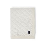 Lexington Quilted Organic Cotton Velvet Överkast 260x240 Vit