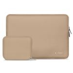 Tech-Protect Neoslim MacBook/Laptop 13-14" Sleeve m. Liten Veske - Beige