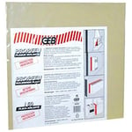 GEB Plaque isolante pour isolation thermique et protection au feu - 1100°C - 4mm épaisseur - 1000 x 1000mm