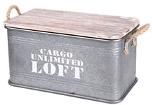 Urban living LOFT & METAL CAISSE EN METAL X3 S:51X27X27CM M:62X32X31CM L:68X35X35CM